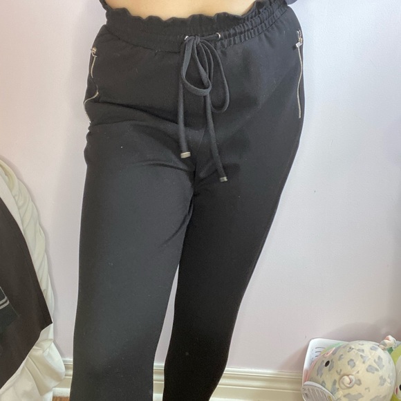 Black Drawstring Pants - Picture 3 of 8